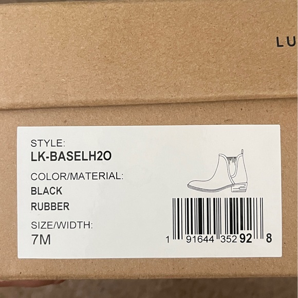 Lucky Brand Basel H20 black heeled waterproof rain boots - Picture 7 of 7